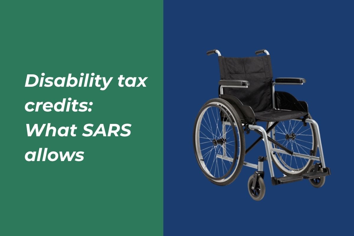 Disability tax credits: What SARS allows