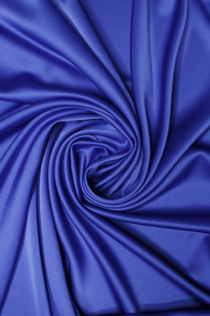 Crêpe Satin Sapphire