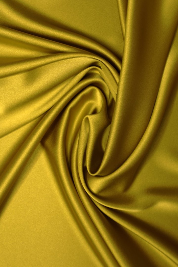 Crêpe Satin Mustard