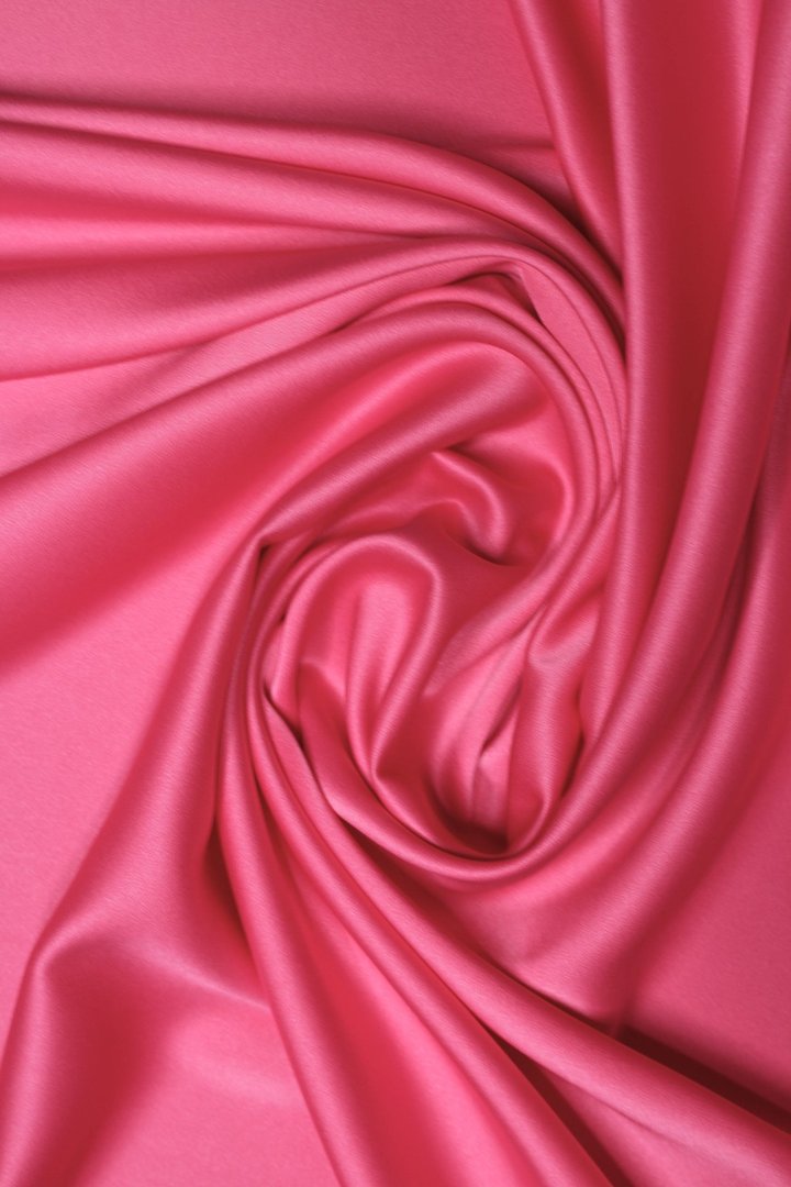 Crêpe Satin Rose Pink