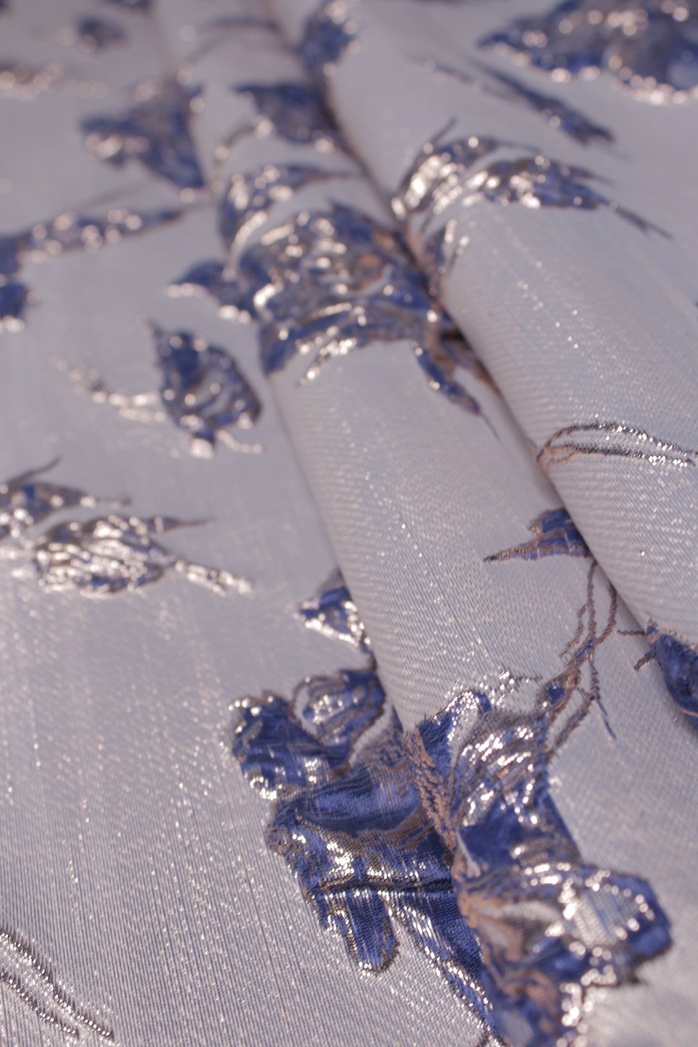 Brocade Royal Blue - Image 3
