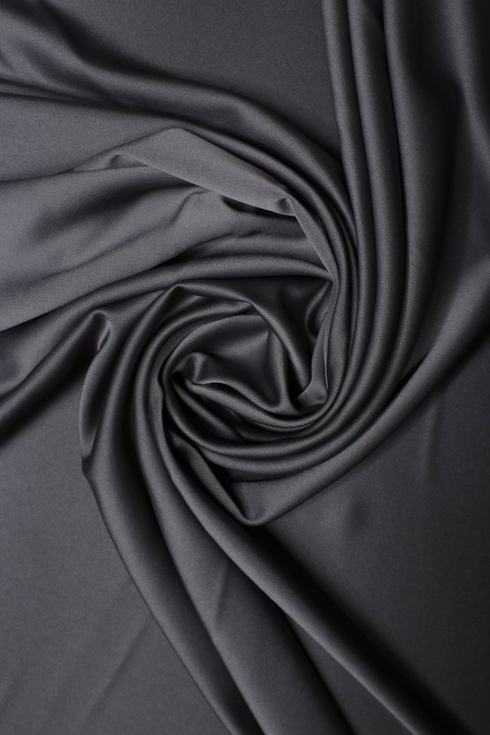 Crêpe Satin Graphite Gray