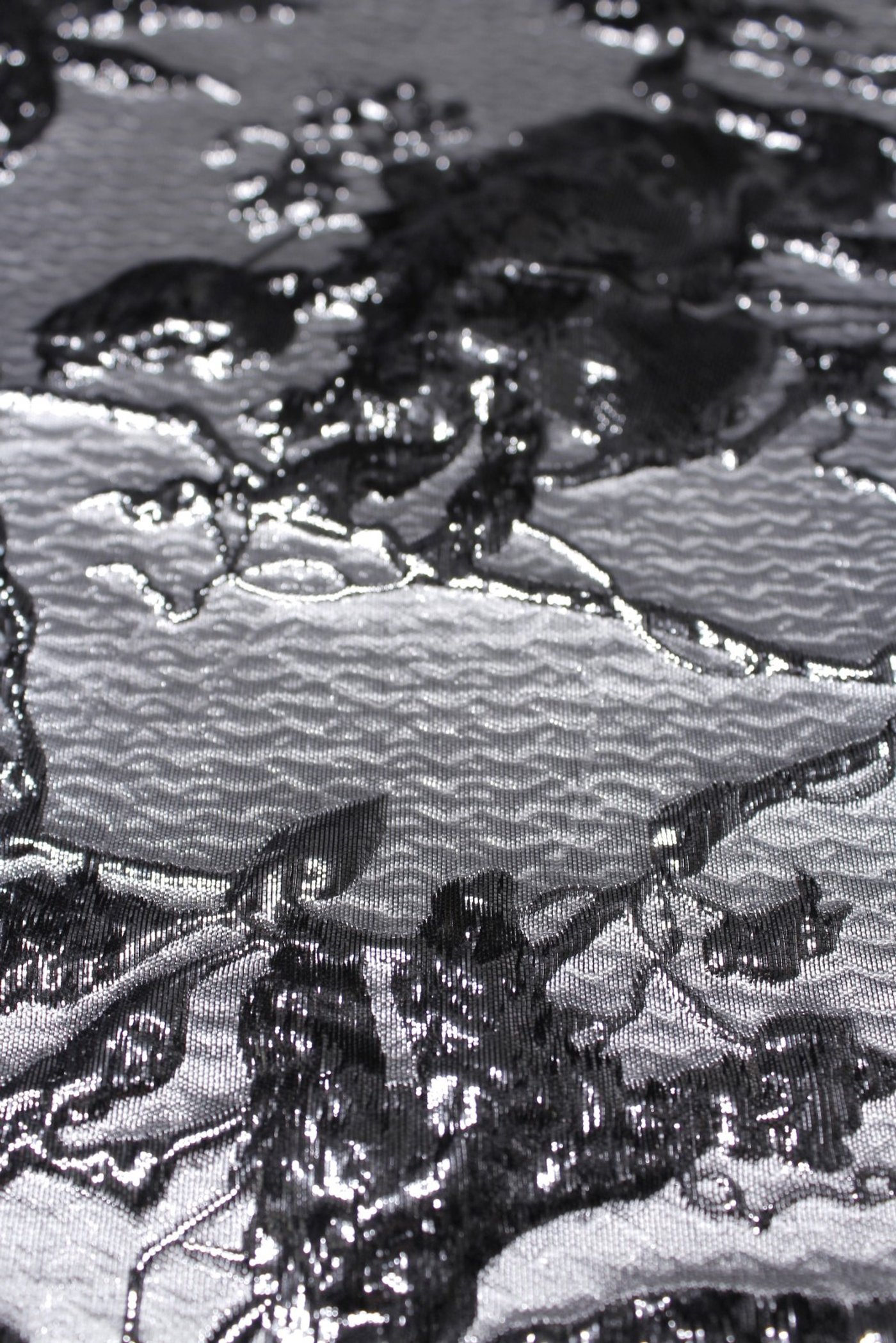 Brocade Silver Black - Image 2