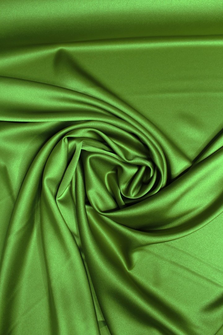 Crêpe Satin Apple Green