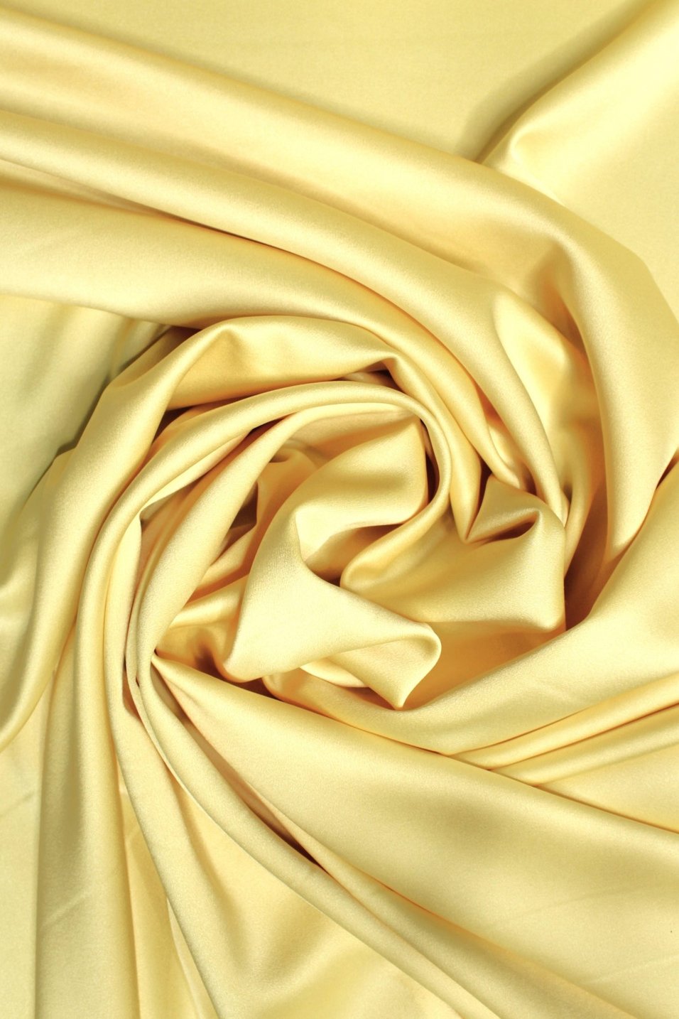Crêpe Satin Buttercream Yellow