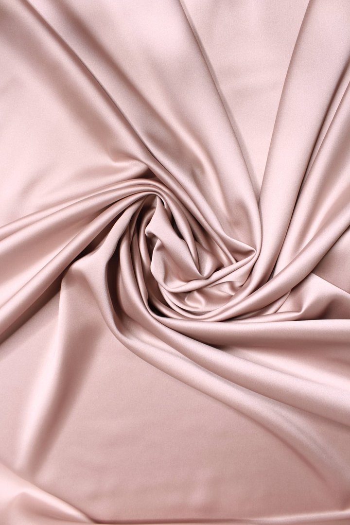 Crêpe Satin Silk Blush