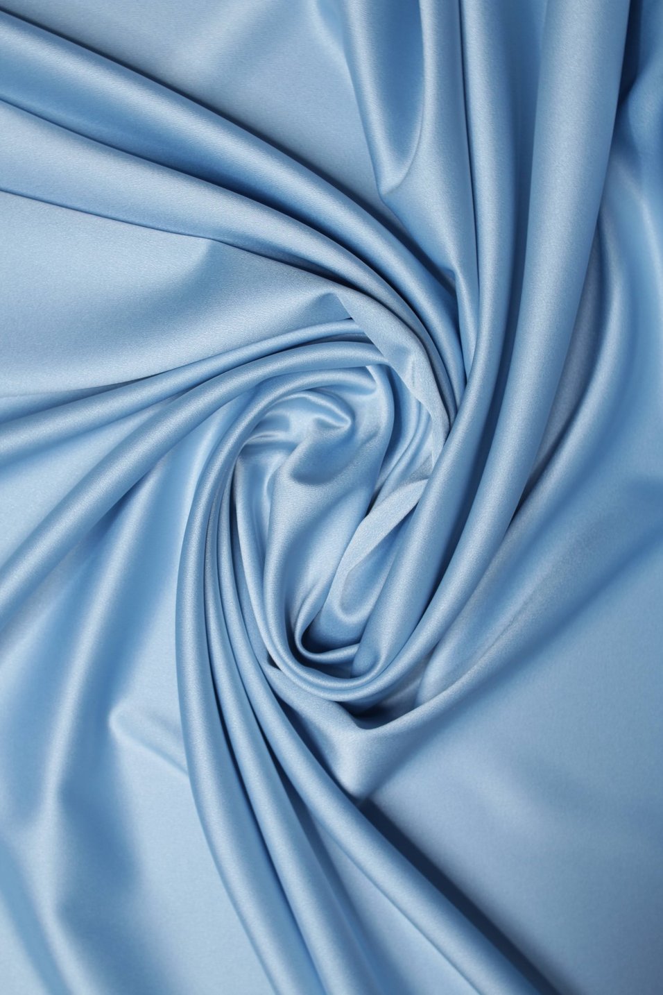 Crêpe Satin Baby Blue