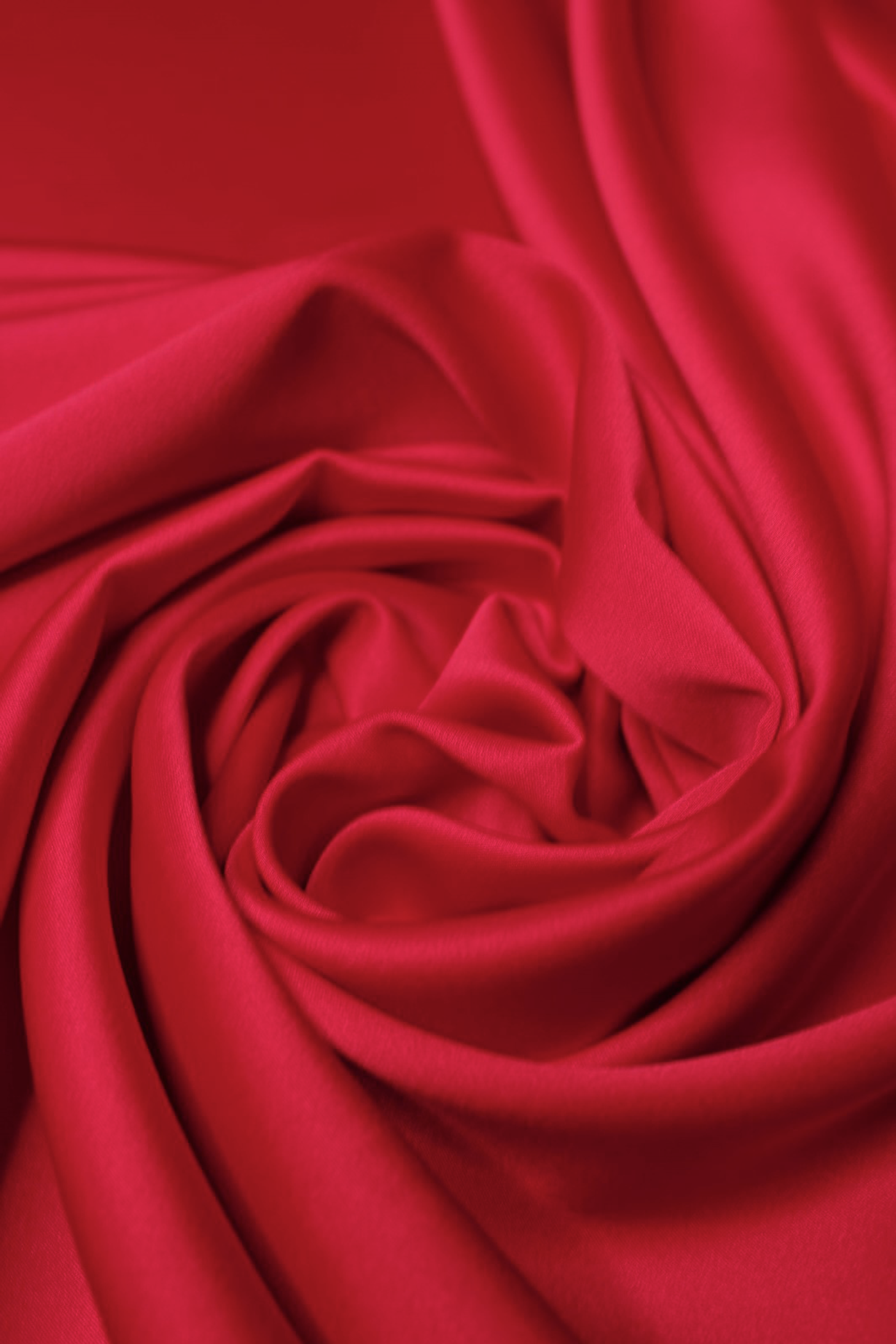 Crêpe Satin True Red - Image 2