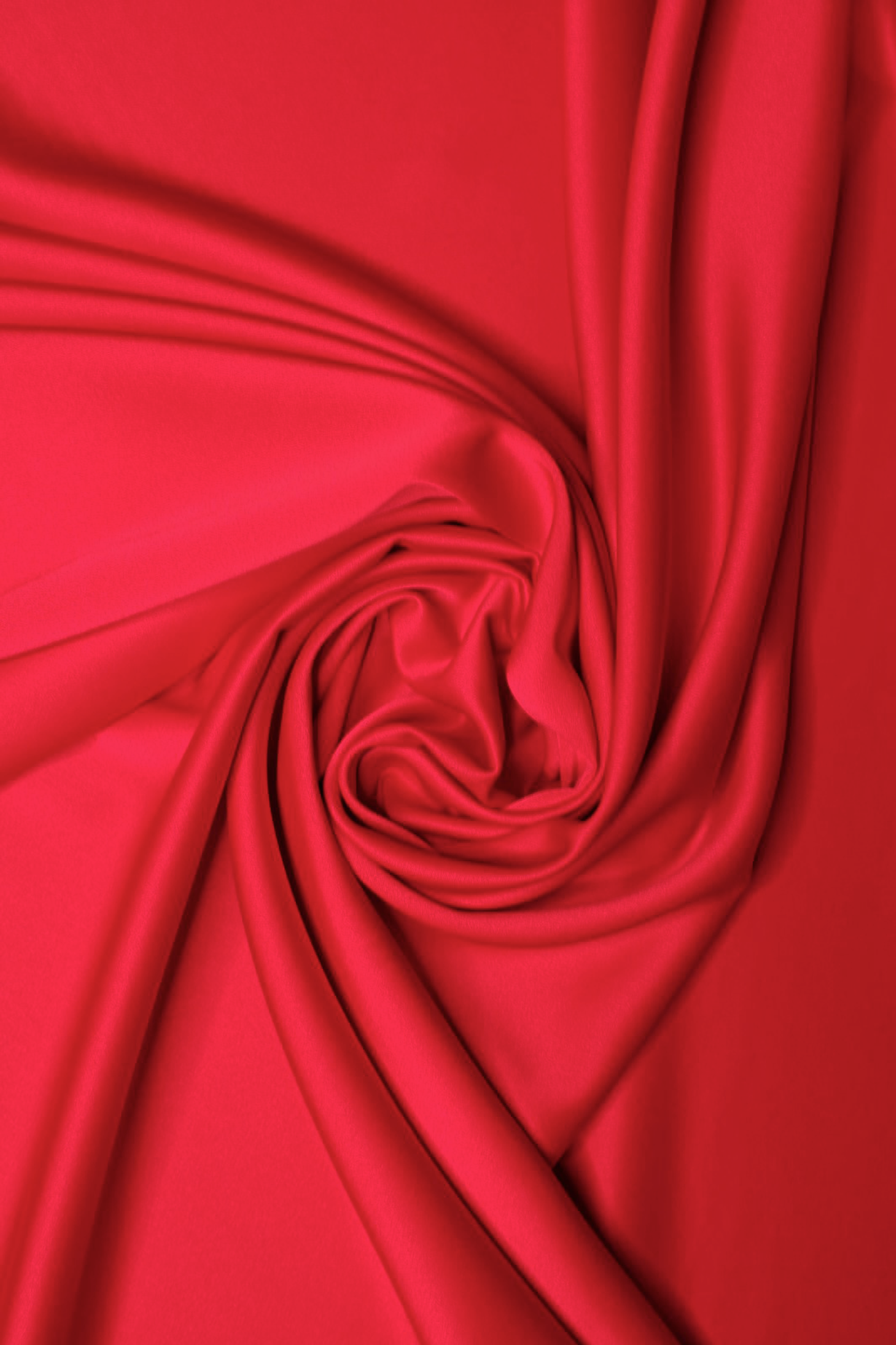 Crêpe Satin True Red
