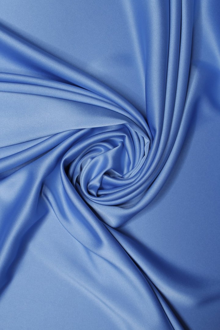 Crêpe Satin Sky Blue