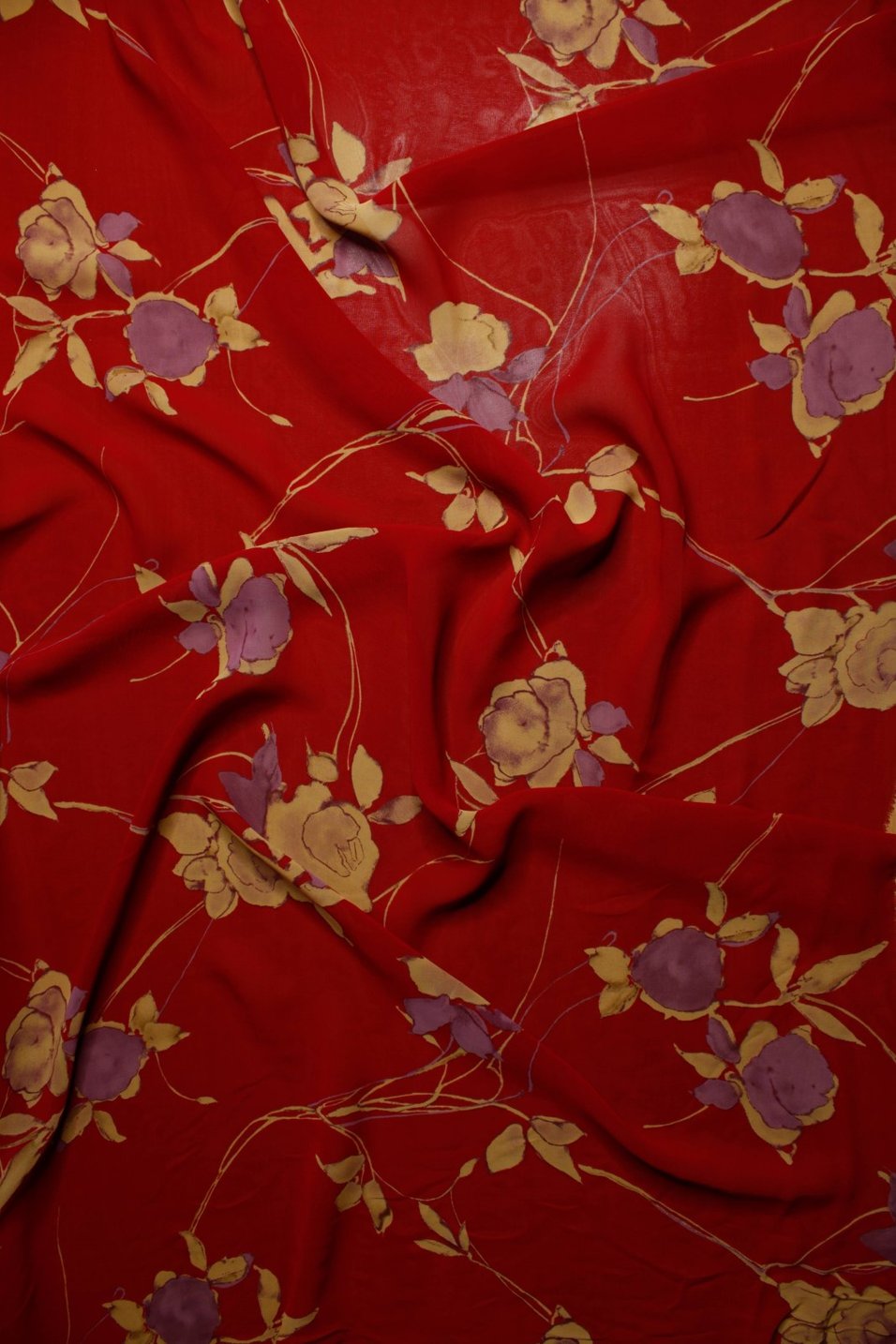 Red Floral Vine