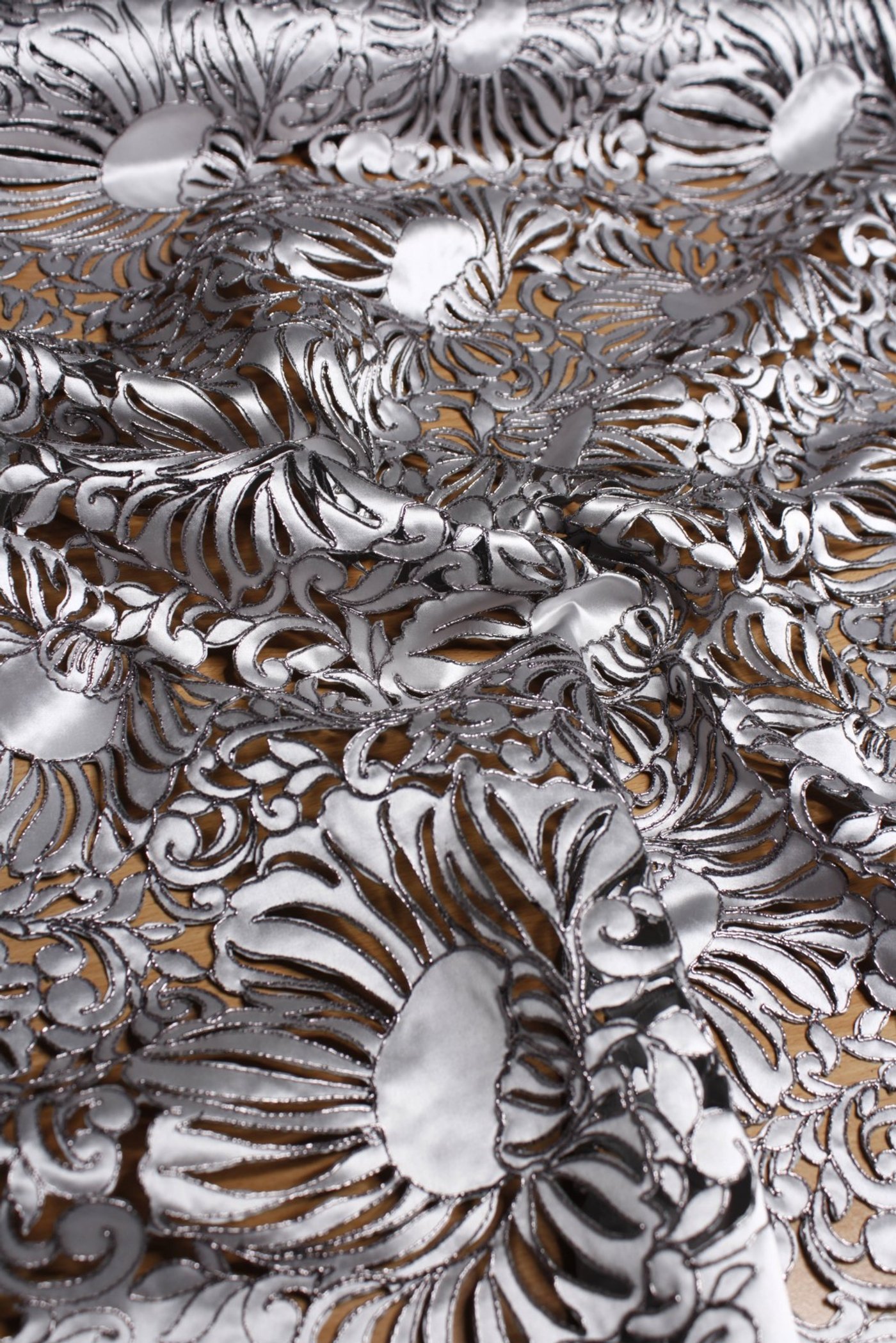 Floral Laser Cut Silver - Image 3
