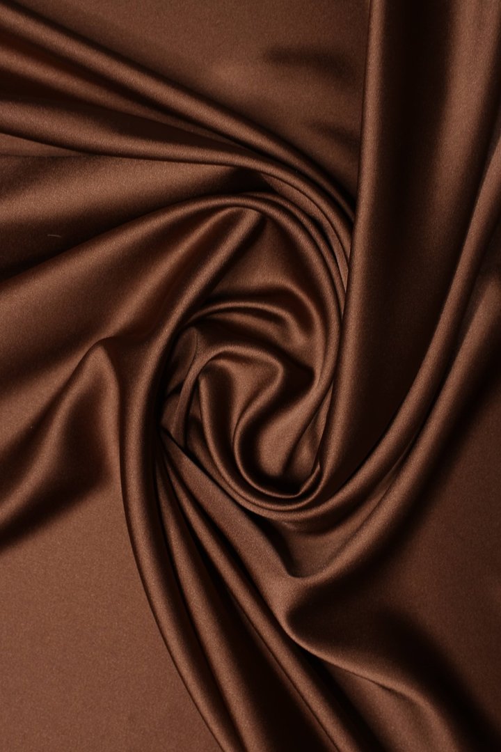 Crêpe Satin Rich Brown