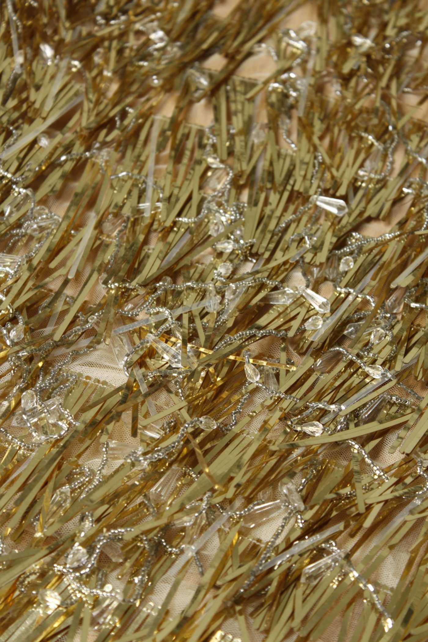 Golden Fringe Crystal Lace - Image 2