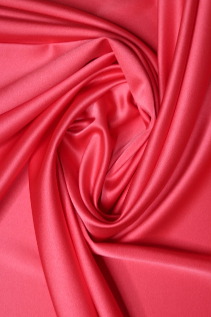 Crêpe Satin Coral Pink