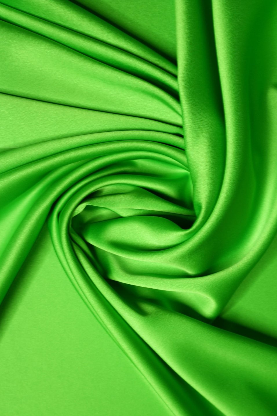 Crêpe Satin Lime Green