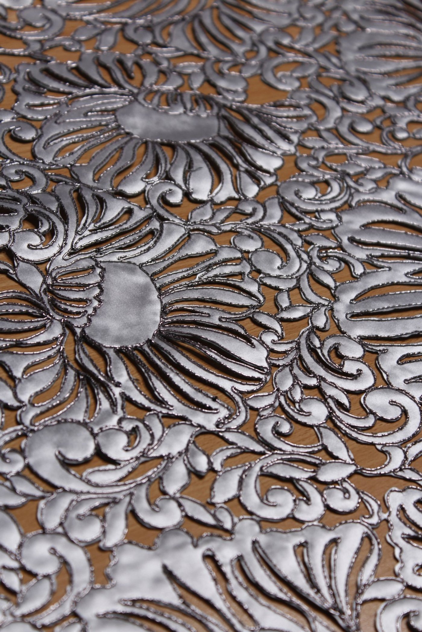 Floral Laser Cut Silver - Image 2