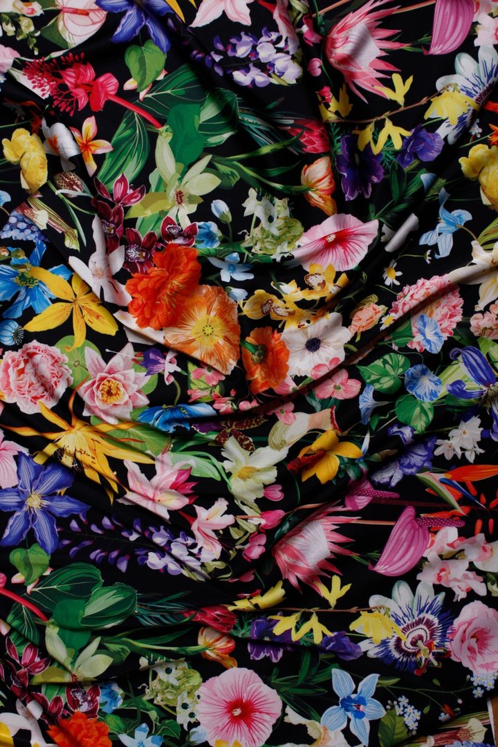 Midnight Floral Garden