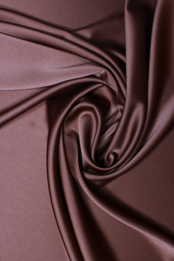 Crêpe Satin Chocolate