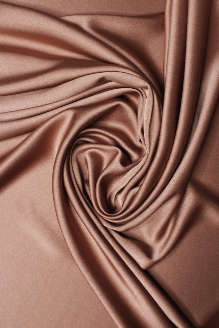 Crêpe Satin Mocha Mousse