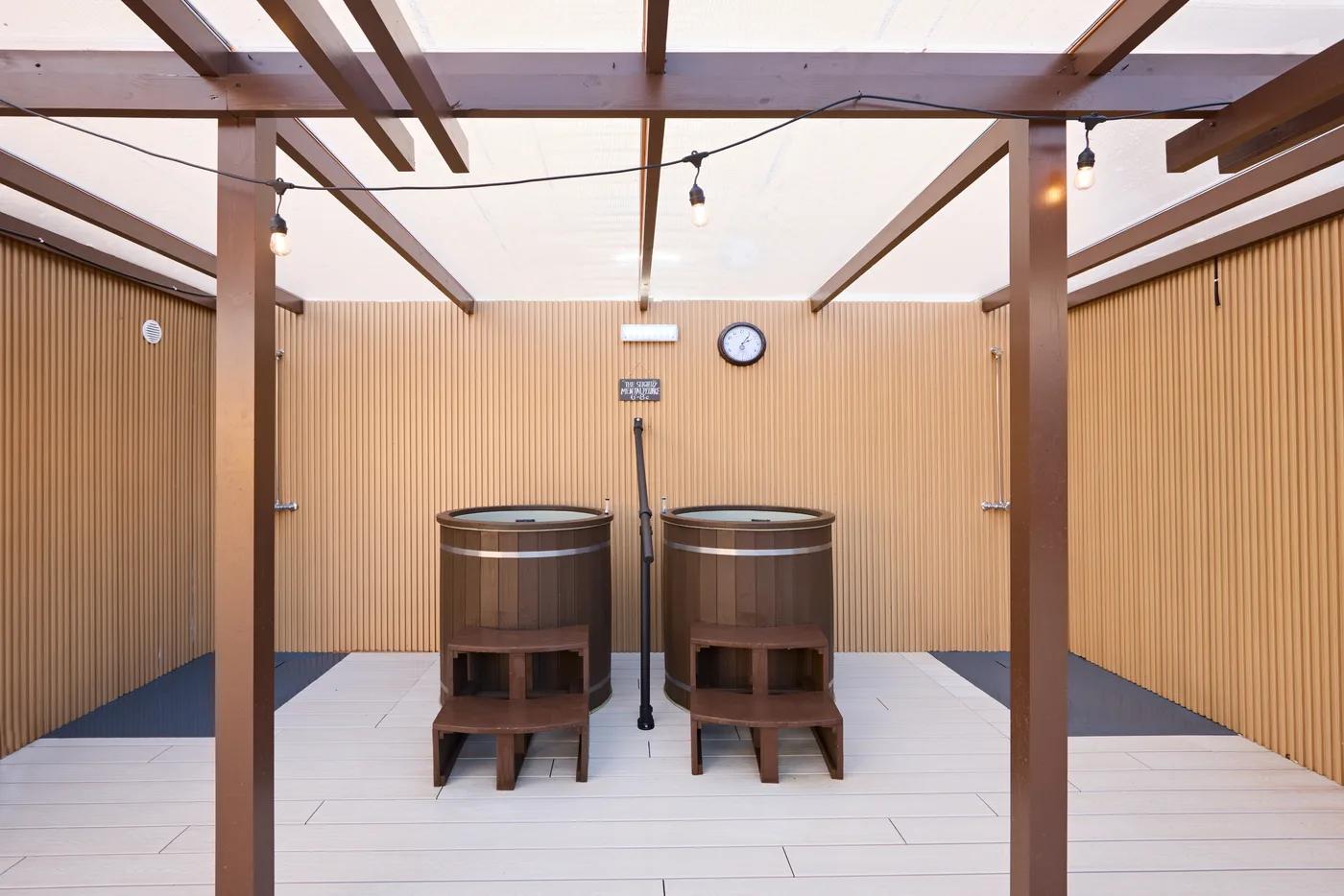 The changing room