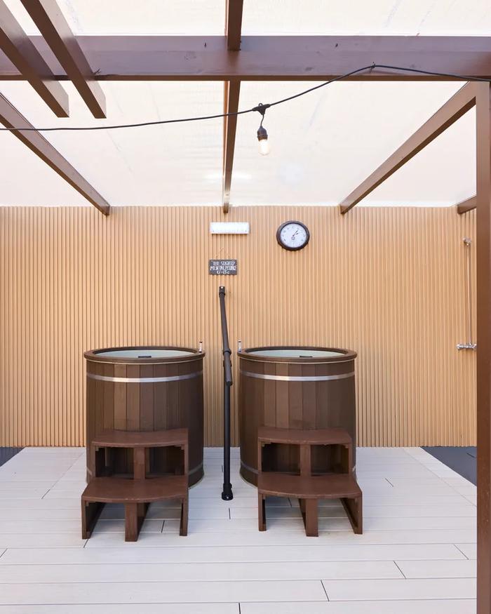 The changing room