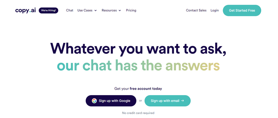 Best free AI Content Generator