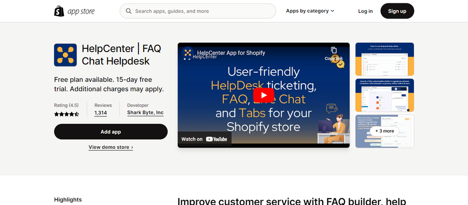 live chat app for shopify