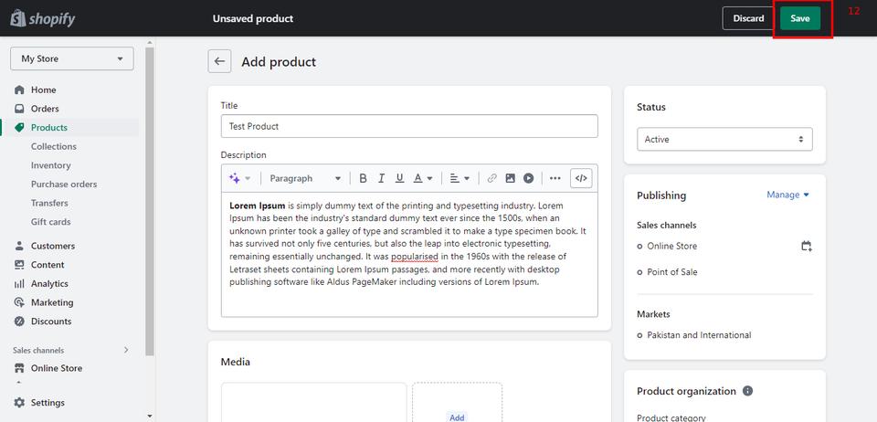 set up shopify store