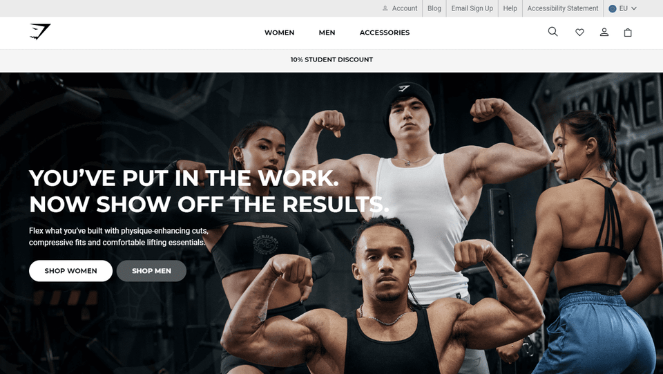 shopify landing page