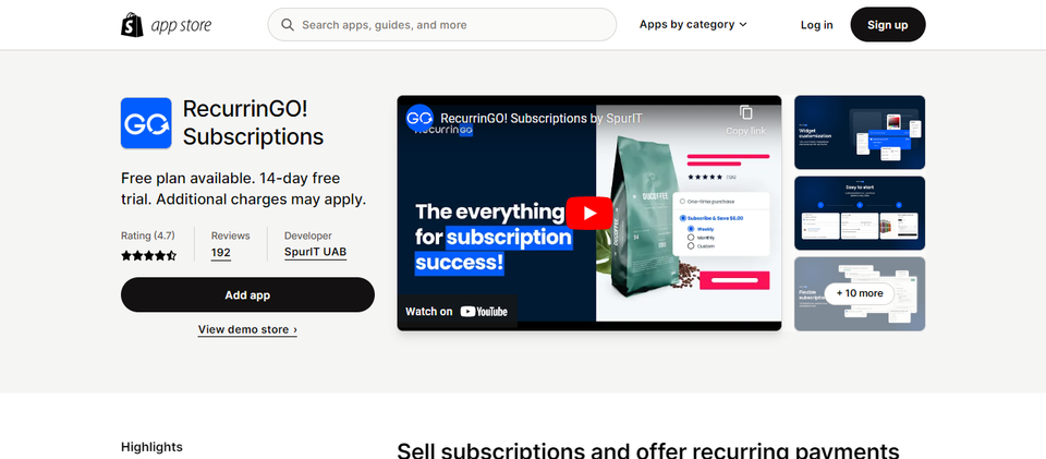 best shopify subscription app