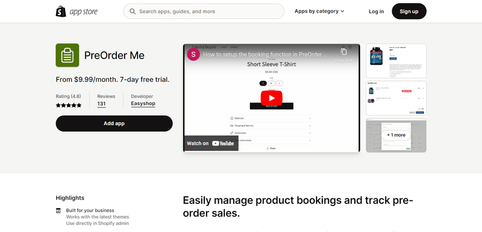 shopify pre order apps