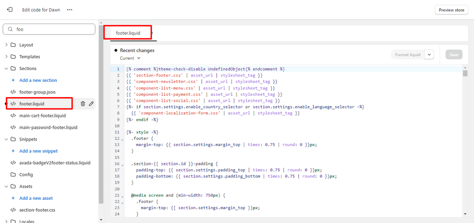 how to put icon images in footer shopify