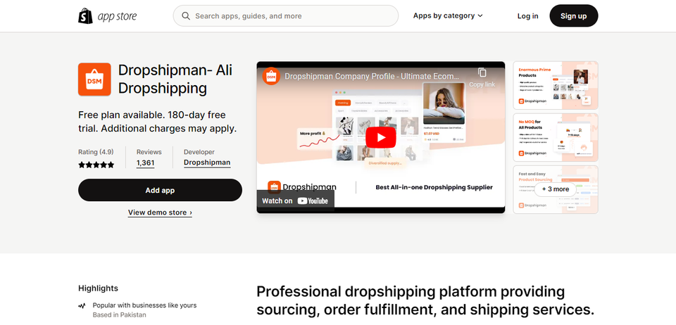 shopify dropshipping apps