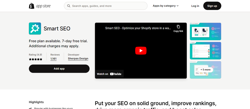 best shopify seo apps