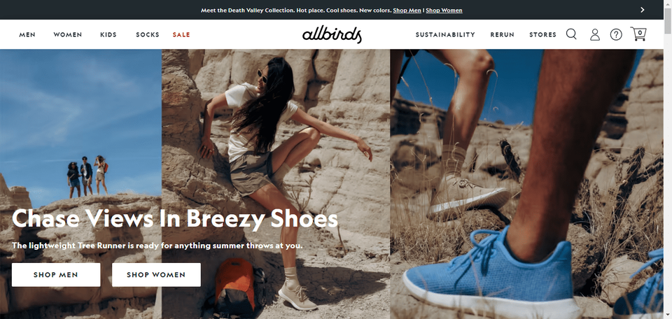 shopify landing page
