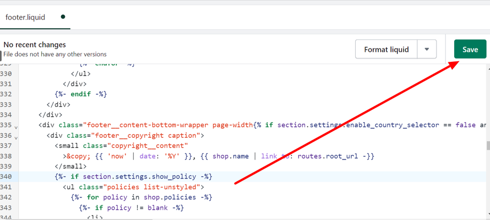 remove powered by shopify