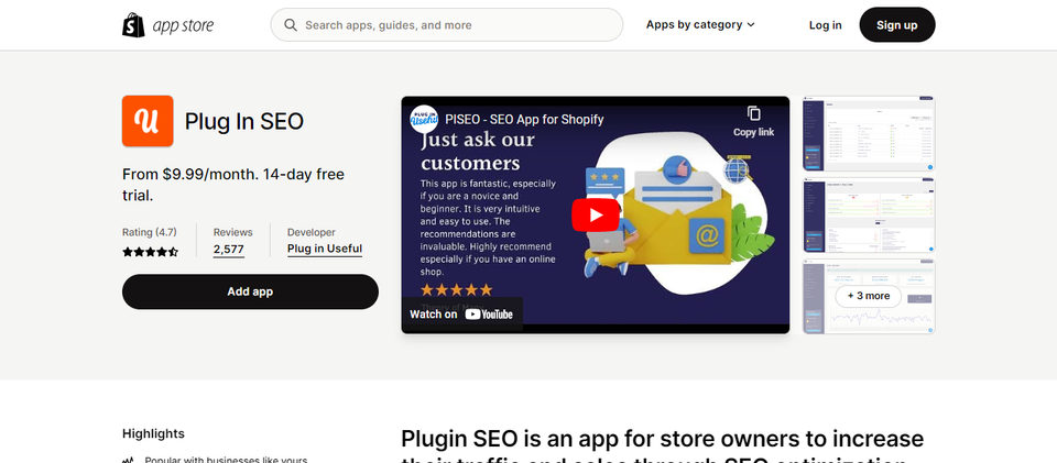 best shopify seo apps
