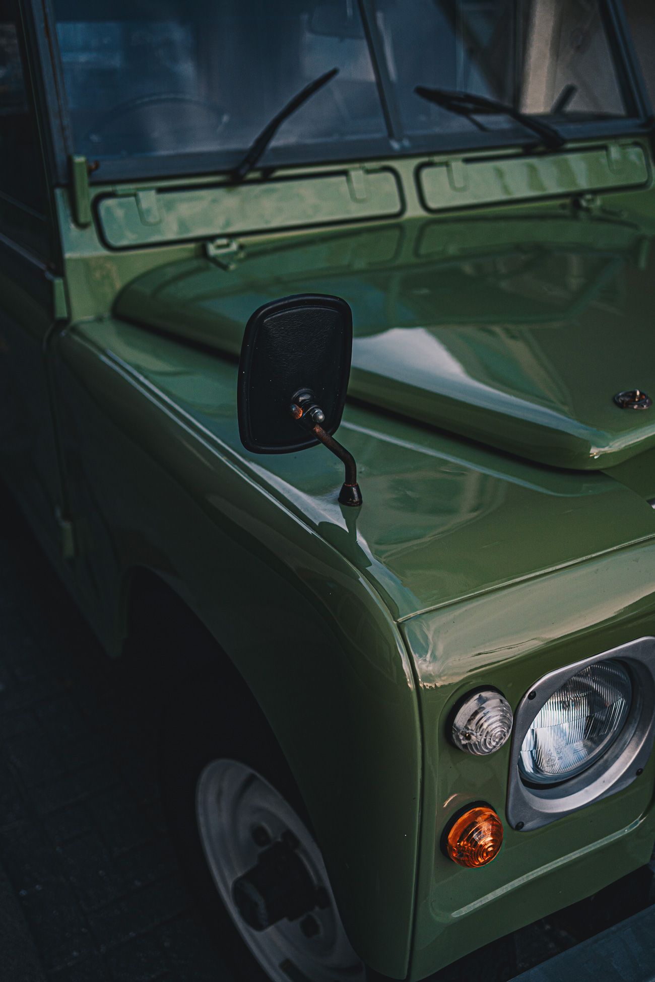 Green Car Detail