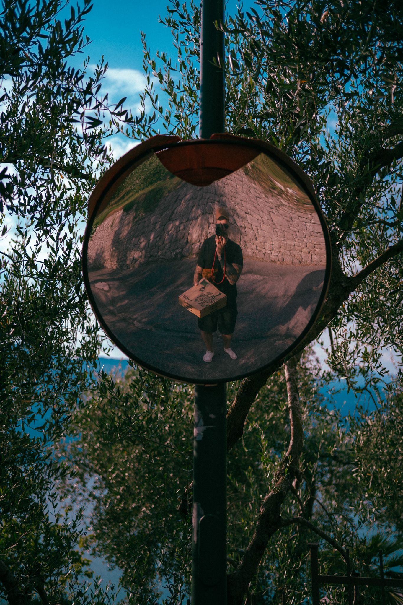 Person Round Mirror