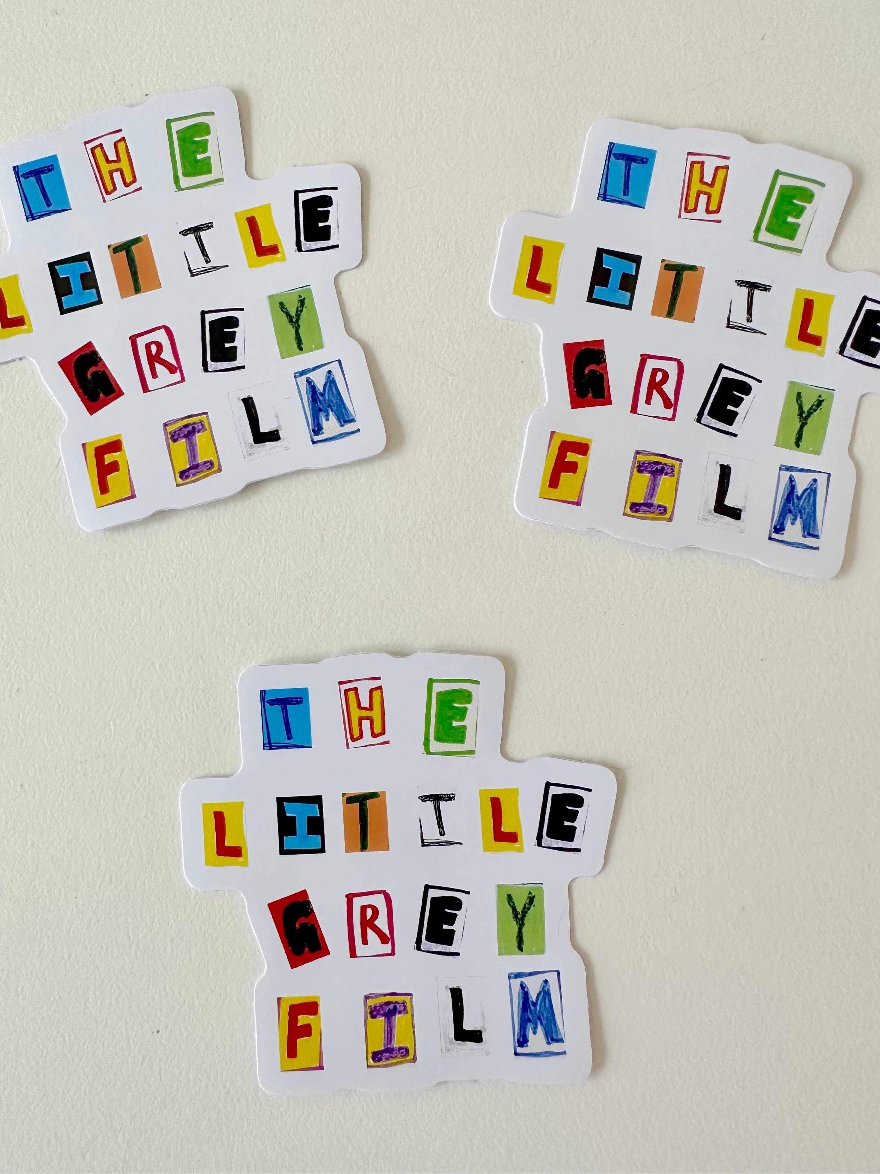 The Little Grey Film Sticker