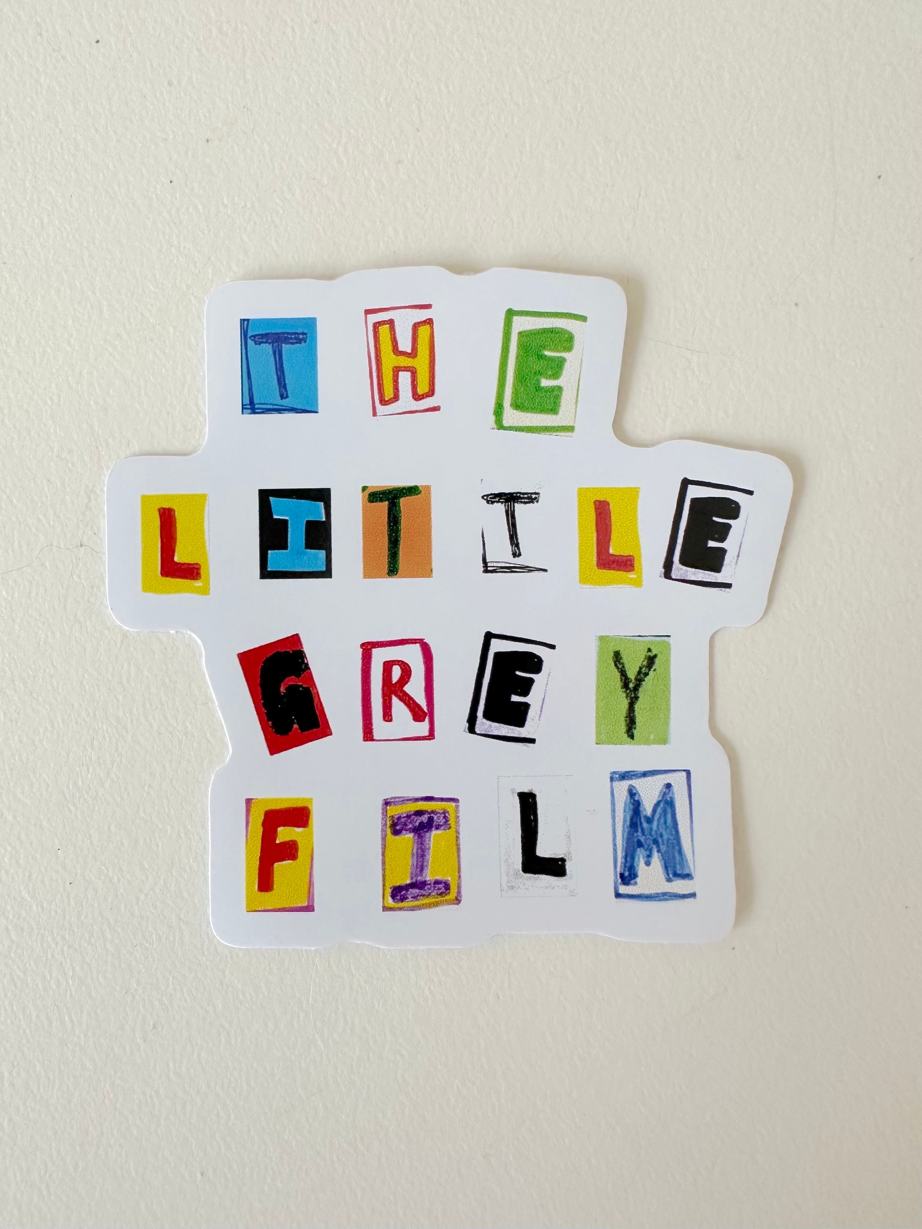 The Little Grey Film Sticker