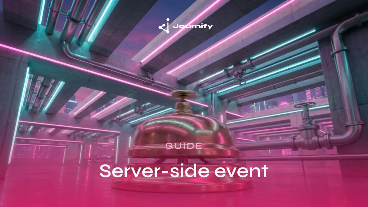 What is a server-side event in advertising?