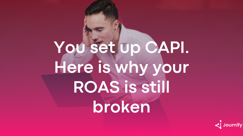 You set up CAPI. Here is why your ROAS is still broken.