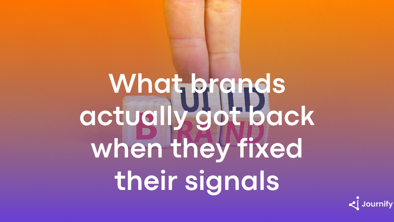 What brands actually got back when they fixed their conversion signals