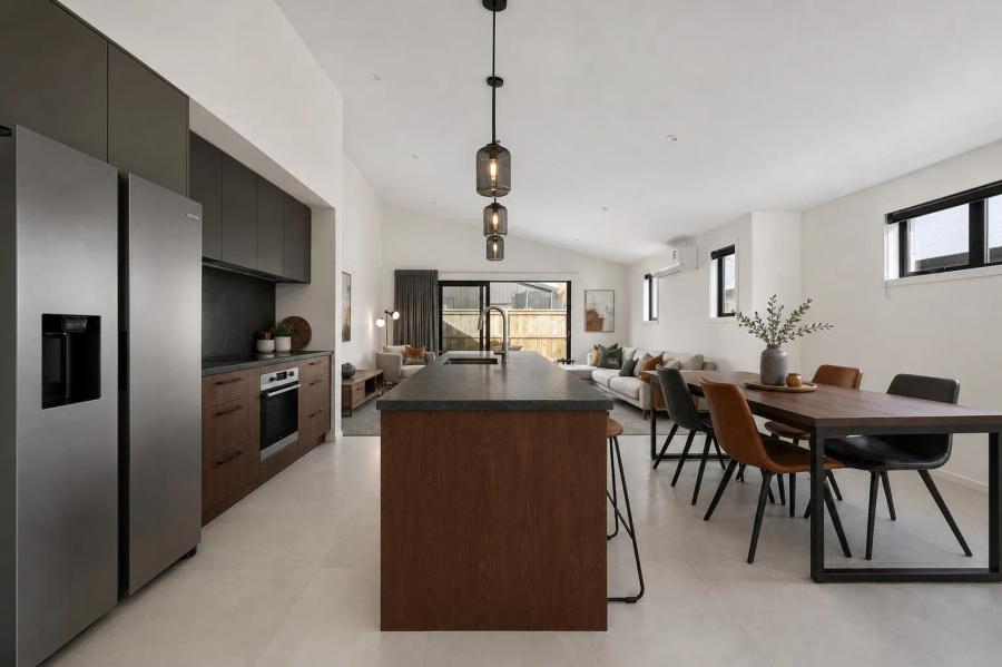 Two-Level Home: Kitchen, Living, Bedrooms and Bathrooms