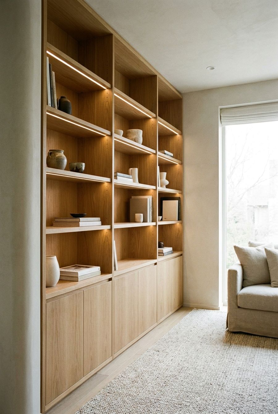 Finish carpentry trim and millwork detail