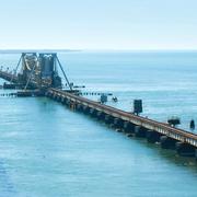 A last morning by the sea, then back across the bridge to Madurai Airport