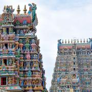 Land at Madurai, with the Meenakshi Temple in the evening if time allows