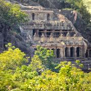 Undavalli caves, then the Amaravati Stupa